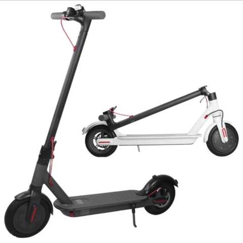 XIAOMI Electric Scooter - Black & White - Image 2