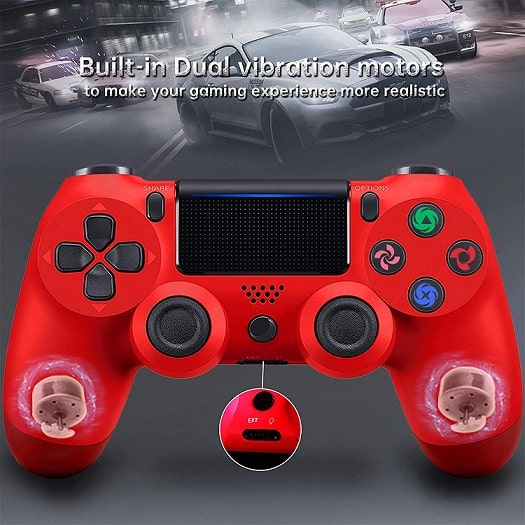 DUALSHOCK 4 wireless controller - Red - Image 2