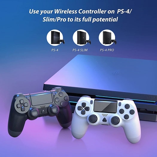DUALSHOCK 4 wireless controller - White - Image 2